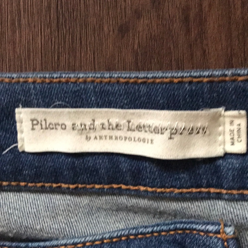 Pilcro Crop Flare High Waist Jeans - Picture 3 of 5